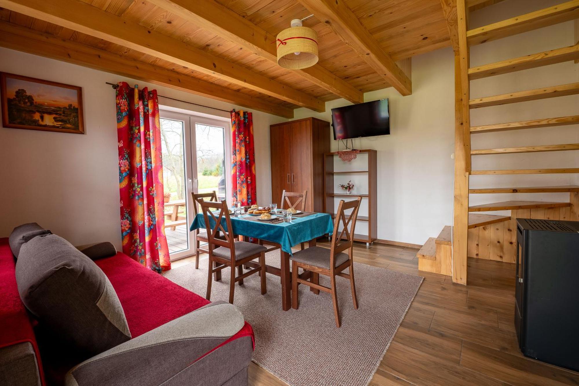 Ferienwohnung Bieszczadzkie Brzegi Ustrzyki Dolne Exterior foto