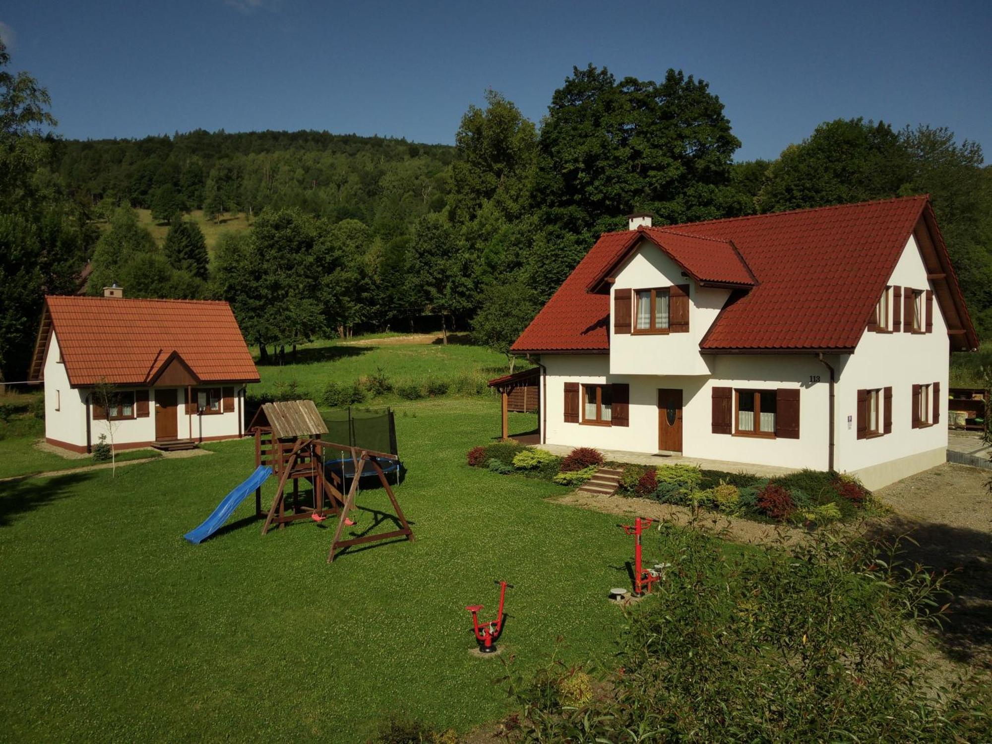 Ferienwohnung Bieszczadzkie Brzegi Ustrzyki Dolne Exterior foto