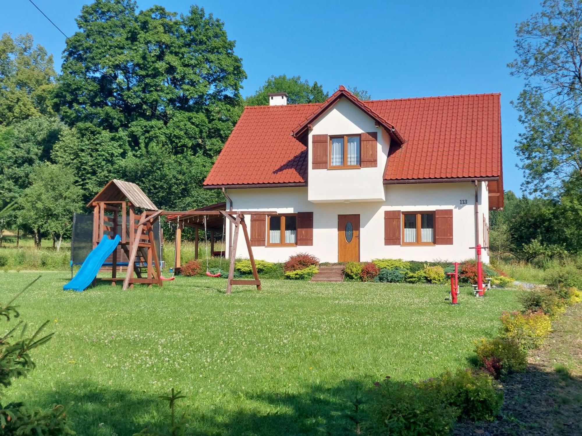 Ferienwohnung Bieszczadzkie Brzegi Ustrzyki Dolne Exterior foto